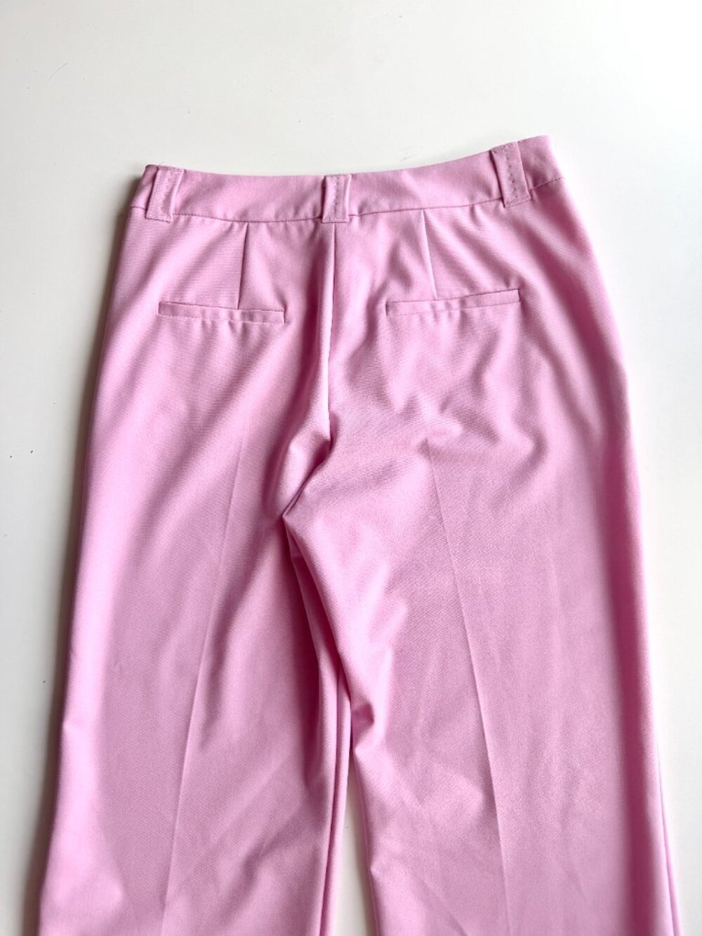MARELLA Nilla Light Pink Cuffed Cropped Straight Leg Trouser Pants, Size 6 - Picture 9 of 15